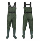 Forageattic Waterproof Fishing Waders with Boots – Chest-Length